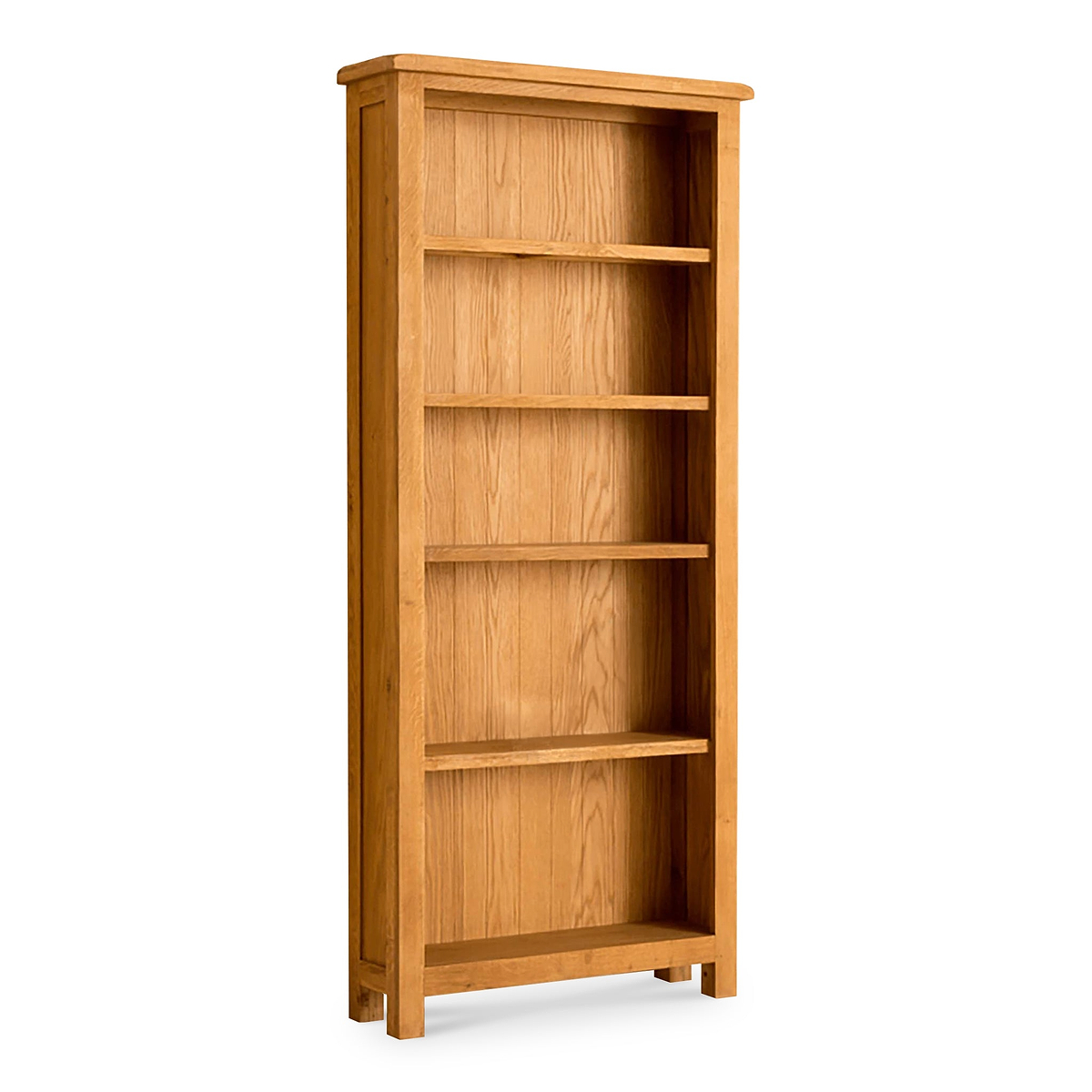 Lanner Oak Large Bookcase by Roseland Furniture