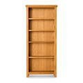 Lanner Oak Large Bookcase by Roseland Furniture