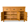 Lanner Oak Large Sideboard from Roseland Furniture