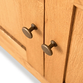 Lanner Oak Corner Cupboard from Roseland Furniture