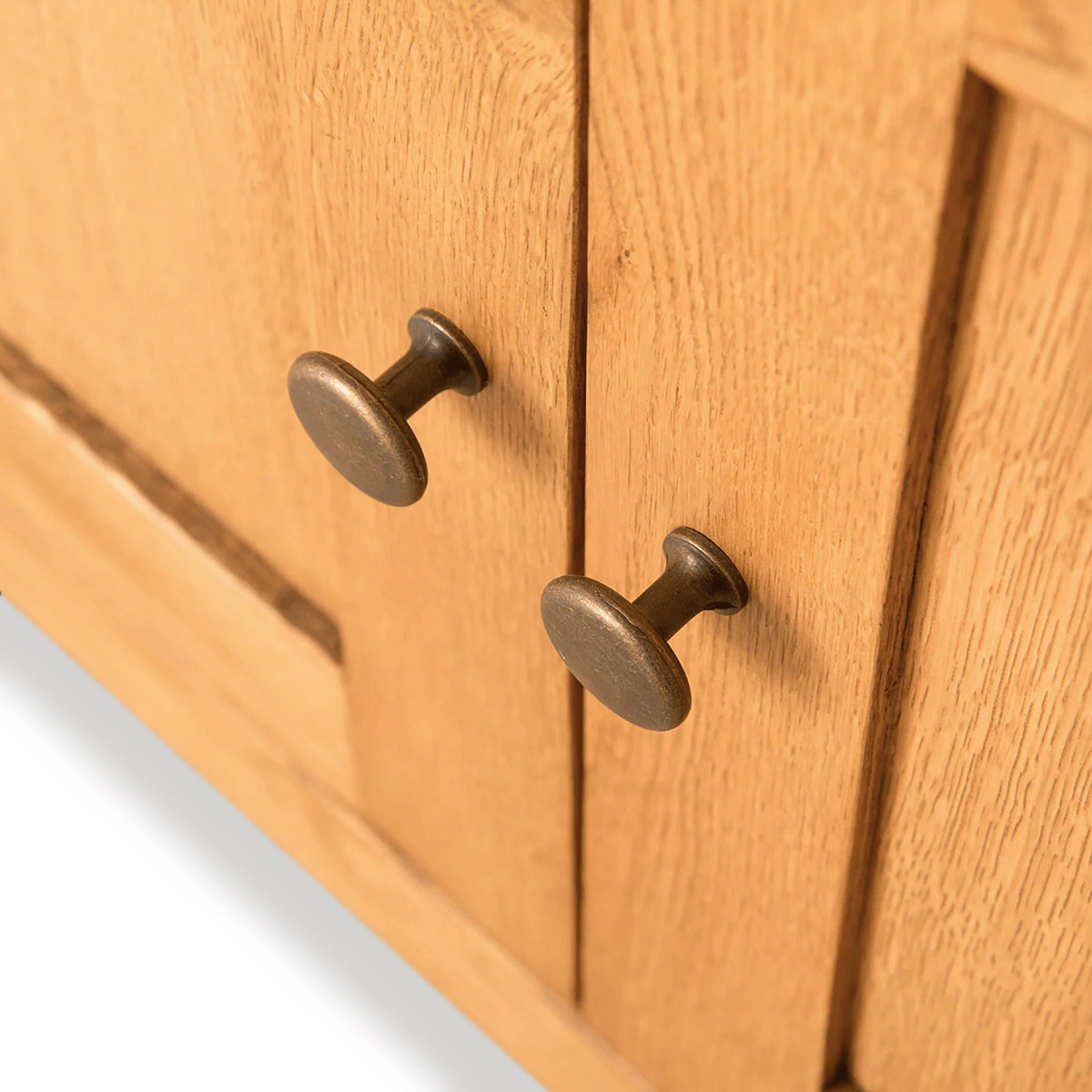 Lanner Oak Corner Cupboard from Roseland Furniture