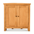 Lanner Oak Corner Cupboard from Roseland Furniture