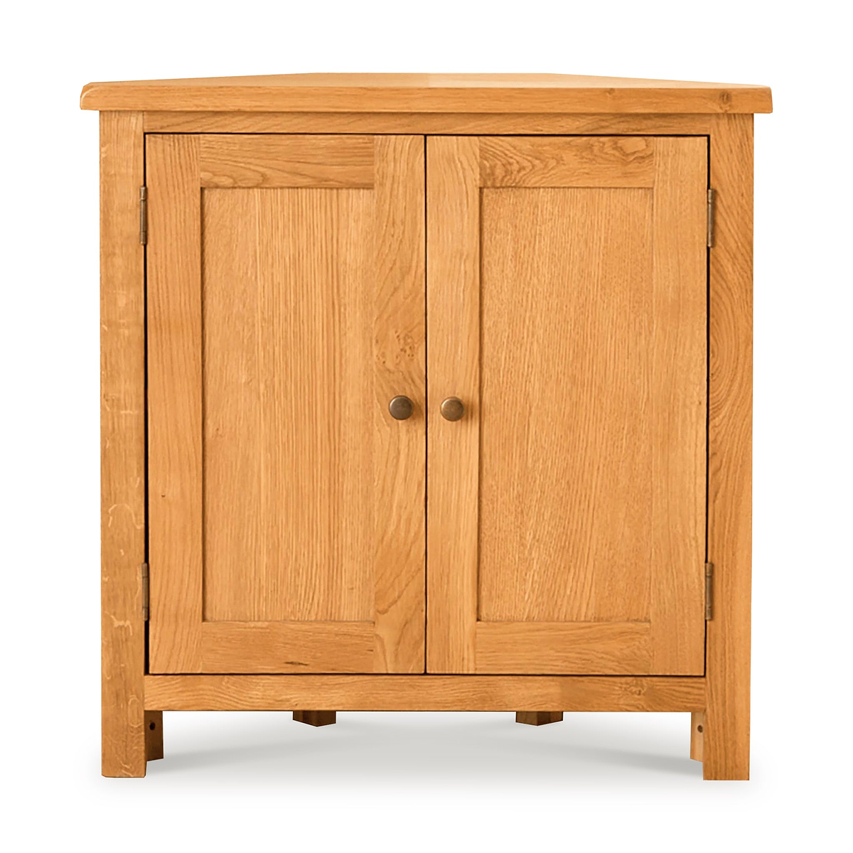 Lanner Oak Corner Cupboard from Roseland Furniture