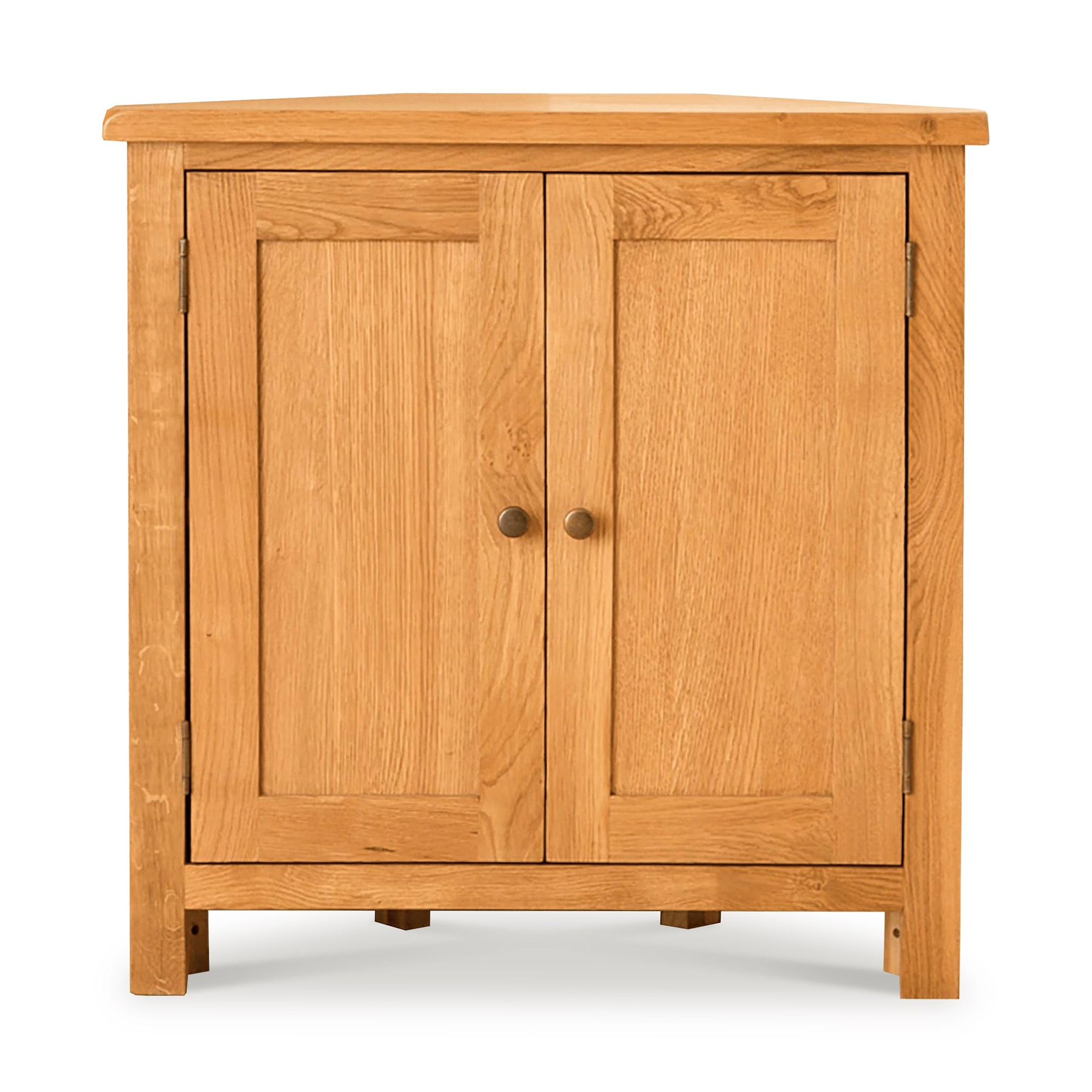 Lanner Oak Corner Cupboard from Roseland Furniture