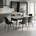 Kadison Sintered Stone Grey Dining Table from Roseland Furniture