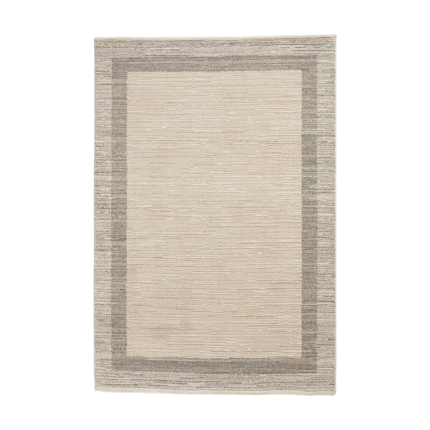 Beige Lambart Textured Short Pile Rug from Roseland Furniture