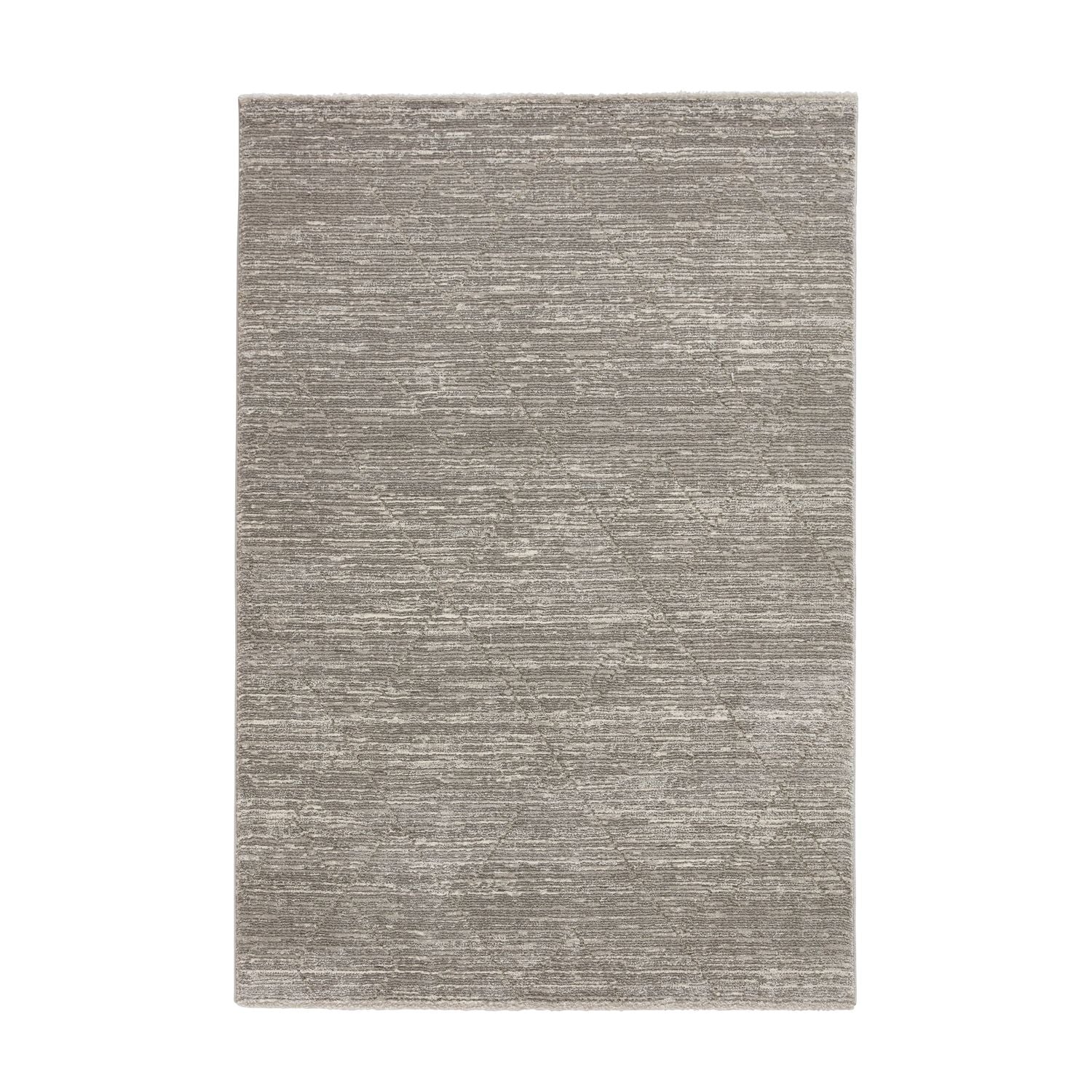 Grey Atkins Diamond Embossed Rug from Roseland Furniture