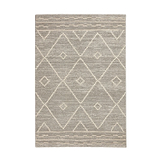 Silver Winslow Geometric Berber Rug from Roseland Furniture