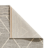 Silver Winslow Geometric Berber Rug from Roseland Furniture