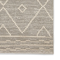 Silver Winslow Geometric Berber Rug from Roseland Furniture