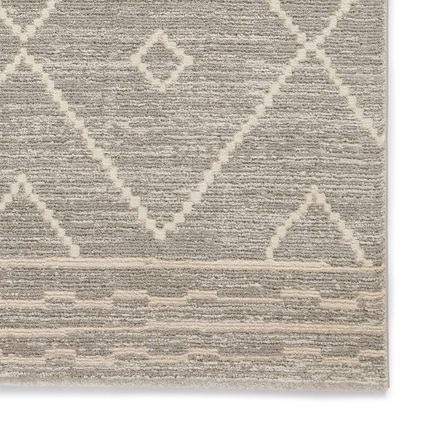Silver Winslow Geometric Berber Rug from Roseland Furniture
