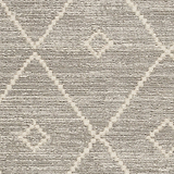 Silver Winslow Geometric Berber Rug from Roseland Furniture
