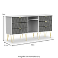 Geo 6 Drawer Sideboard from Roseland Furniture