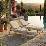 Haze Sunlounger Cloud from Roseland Furniture