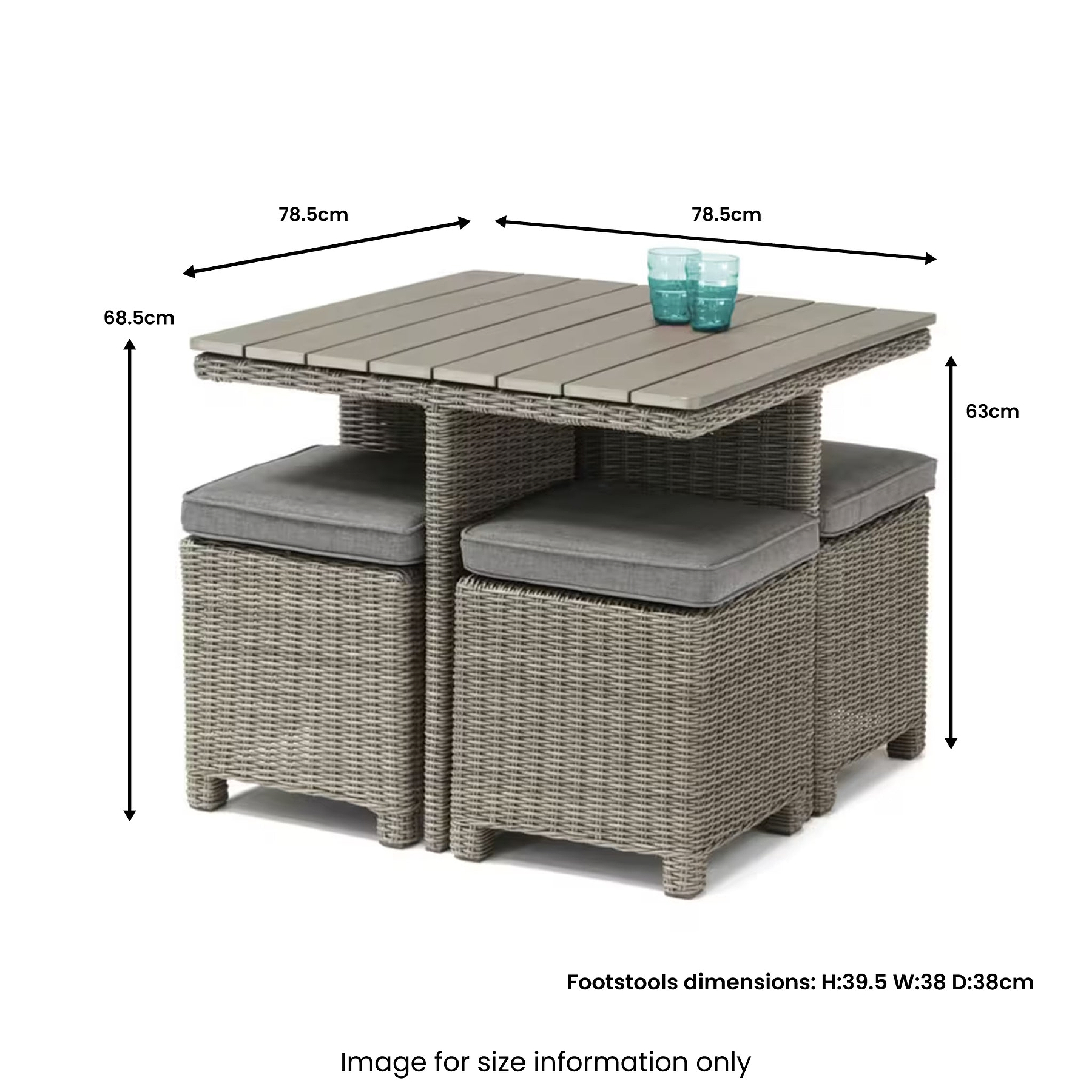 Kettler Palma Cube Set from Roseland Furniture