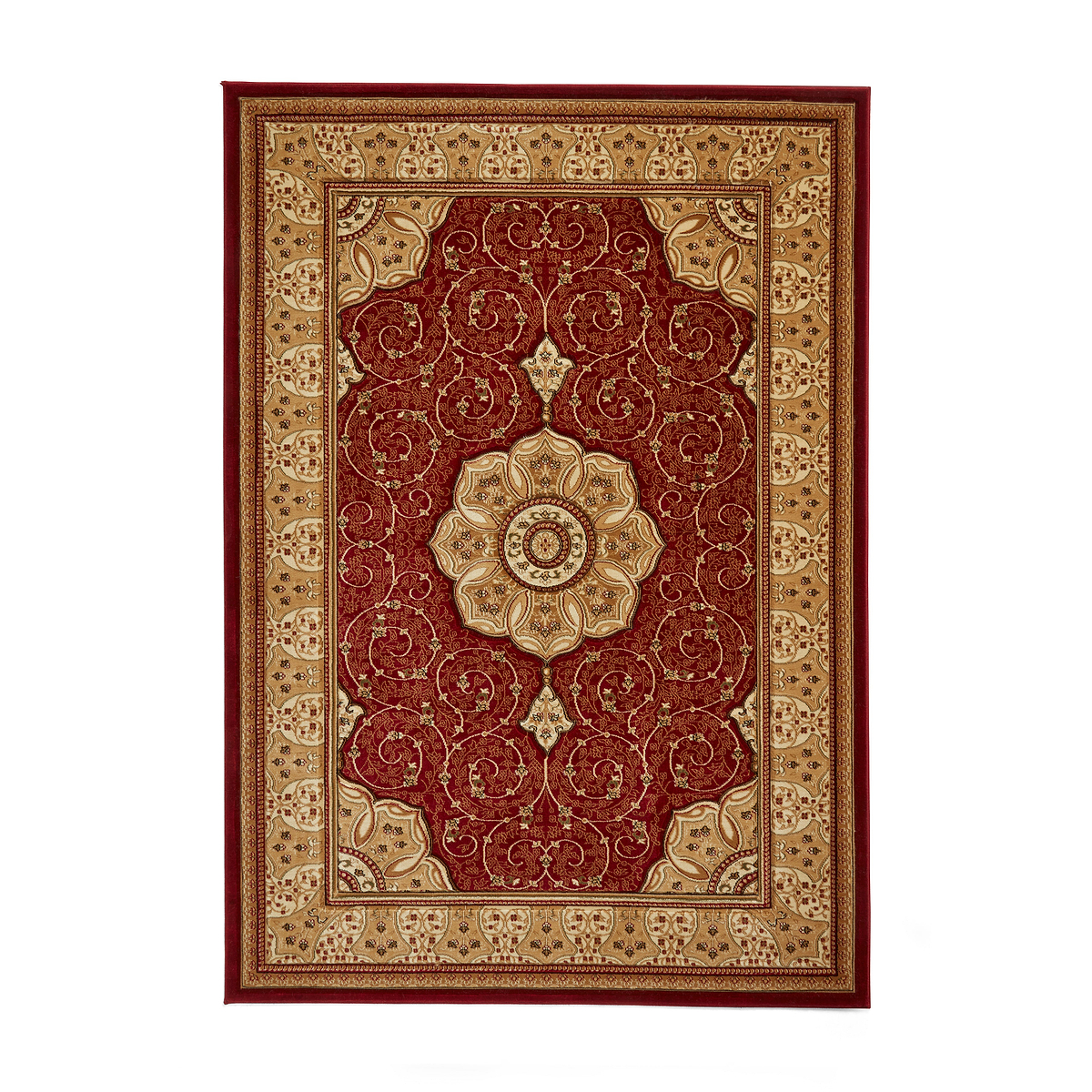 Holden Red Rug from Roseland Furniture