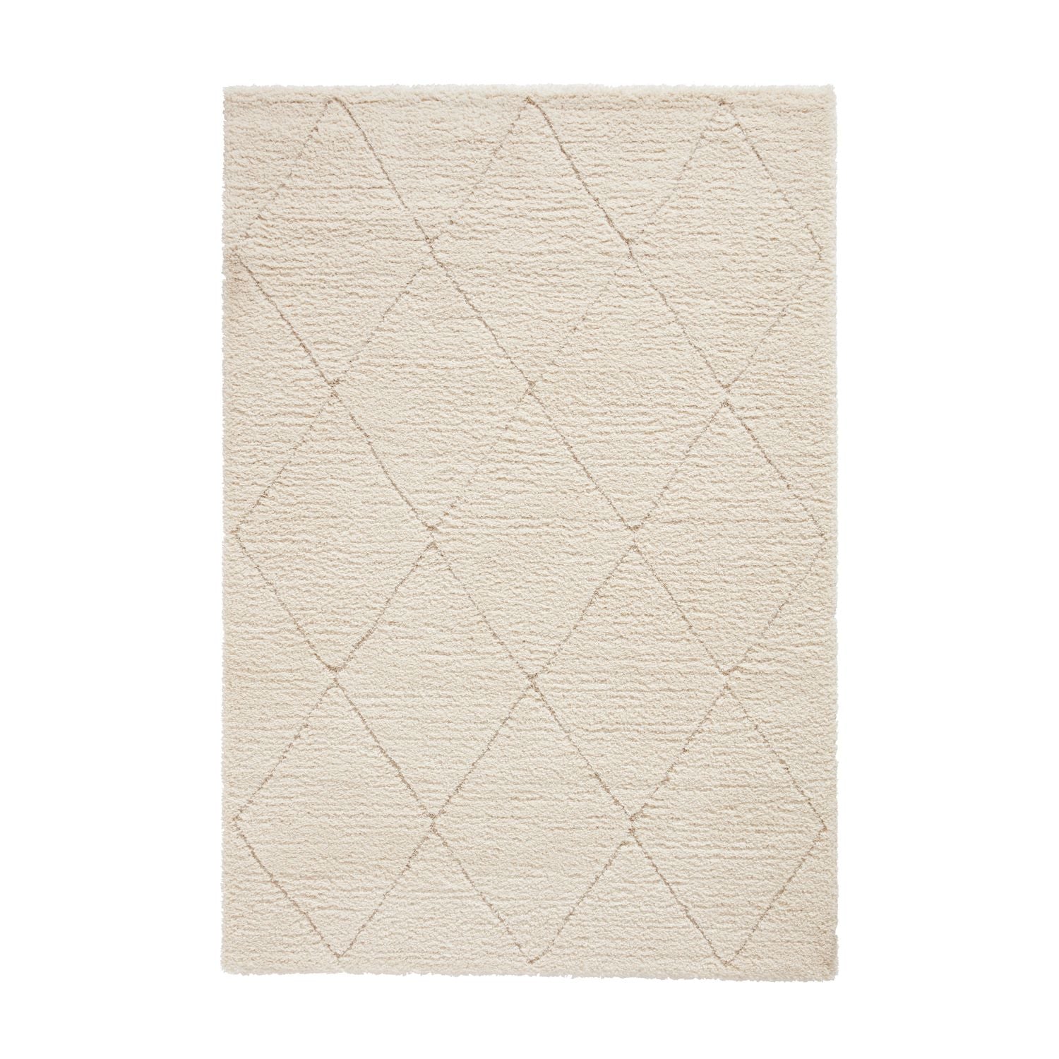 Cream Cavendish Thick Pile Shaggy Berber Rug from Roseland Furniture