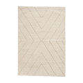 Cream Somerville Chevron Shaggy Berber Rug from Roseland Furniture