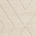 Cream Somerville Chevron Shaggy Berber Rug from Roseland Furniture