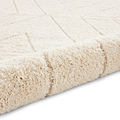 Cream Somerville Chevron Shaggy Berber Rug from Roseland Furniture
