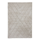Silver Somerville Chevron Shaggy Berber Rug from Roseland Furniture