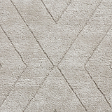 Silver Somerville Chevron Shaggy Berber Rug from Roseland Furniture