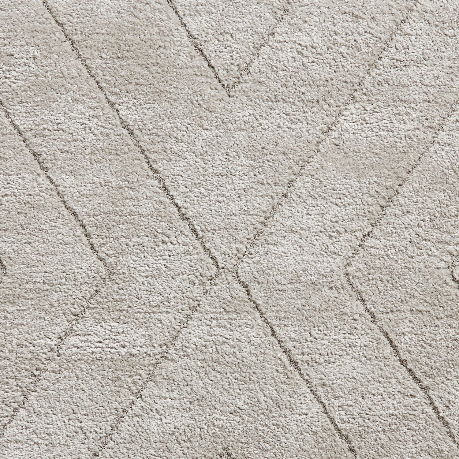 Silver Somerville Chevron Shaggy Berber Rug from Roseland Furniture