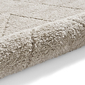 Silver Somerville Chevron Shaggy Berber Rug from Roseland Furniture