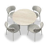 Koko 4 Seater Lounging Set with Coffee Table Footstool from Roseland Furniture