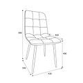 Kynan Brushed Velvet Dining Chair