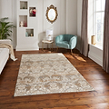Gold Laurence Llewelyn-Bowen Ornate Metallic Rug from Roseland Furniture