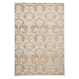 Gold Laurence Llewelyn-Bowen Ornate Metallic Rug from Roseland Furniture