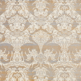 Gold Laurence Llewelyn-Bowen Ornate Metallic Rug from Roseland Furniture