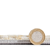 Gold Laurence Llewelyn-Bowen Ornate Metallic Rug from Roseland Furniture