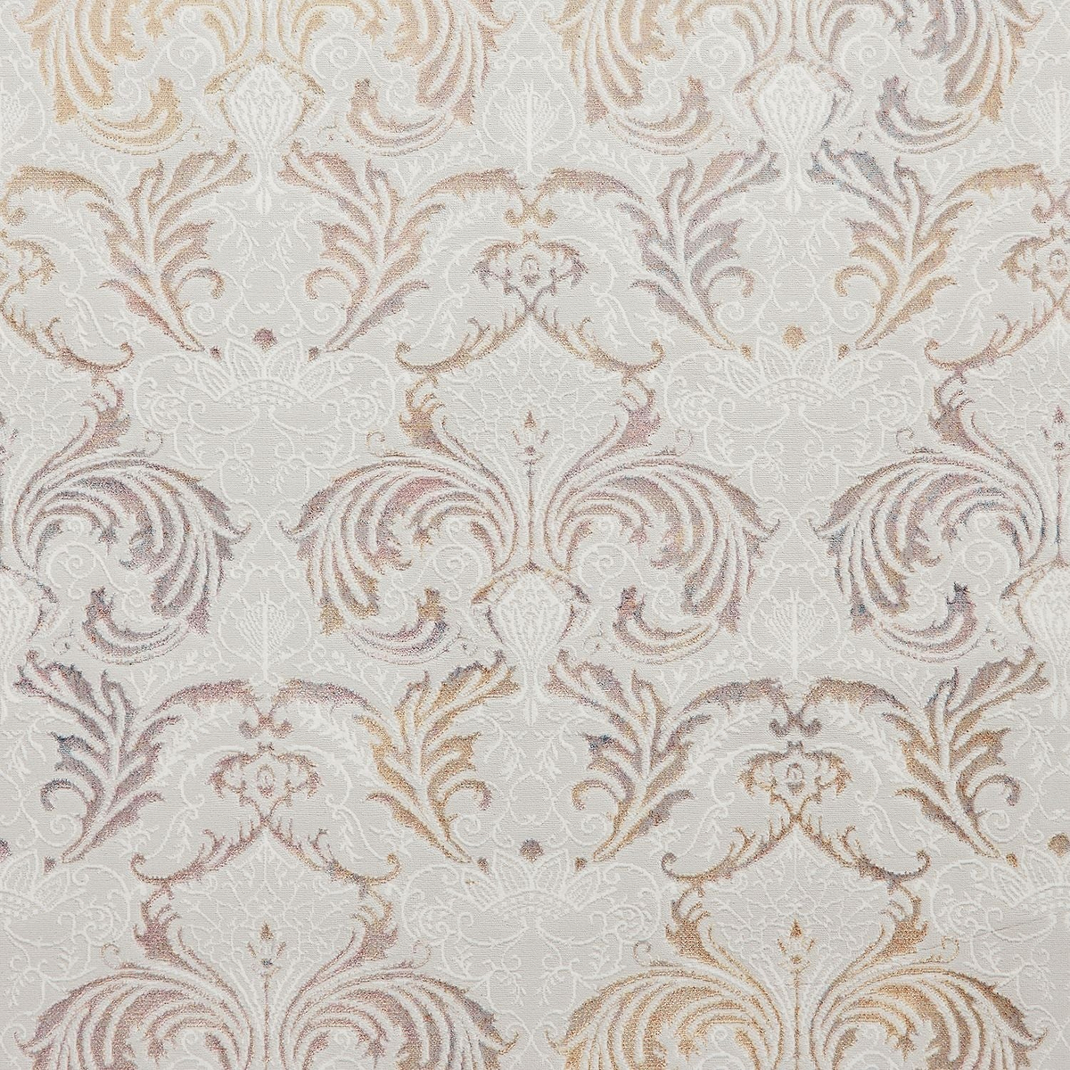 Pearl Laurence Llewelyn-Bowen Ornate Metallic Rug from Roseland Furniture