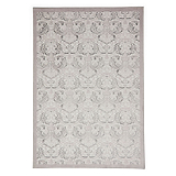 Silver Laurence Llewelyn-Bowen Ornate Metallic Rug from Roseland Furniture