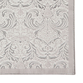Silver Laurence Llewelyn-Bowen Ornate Metallic Rug from Roseland Furniture