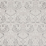 Silver Laurence Llewelyn-Bowen Ornate Metallic Rug from Roseland Furniture
