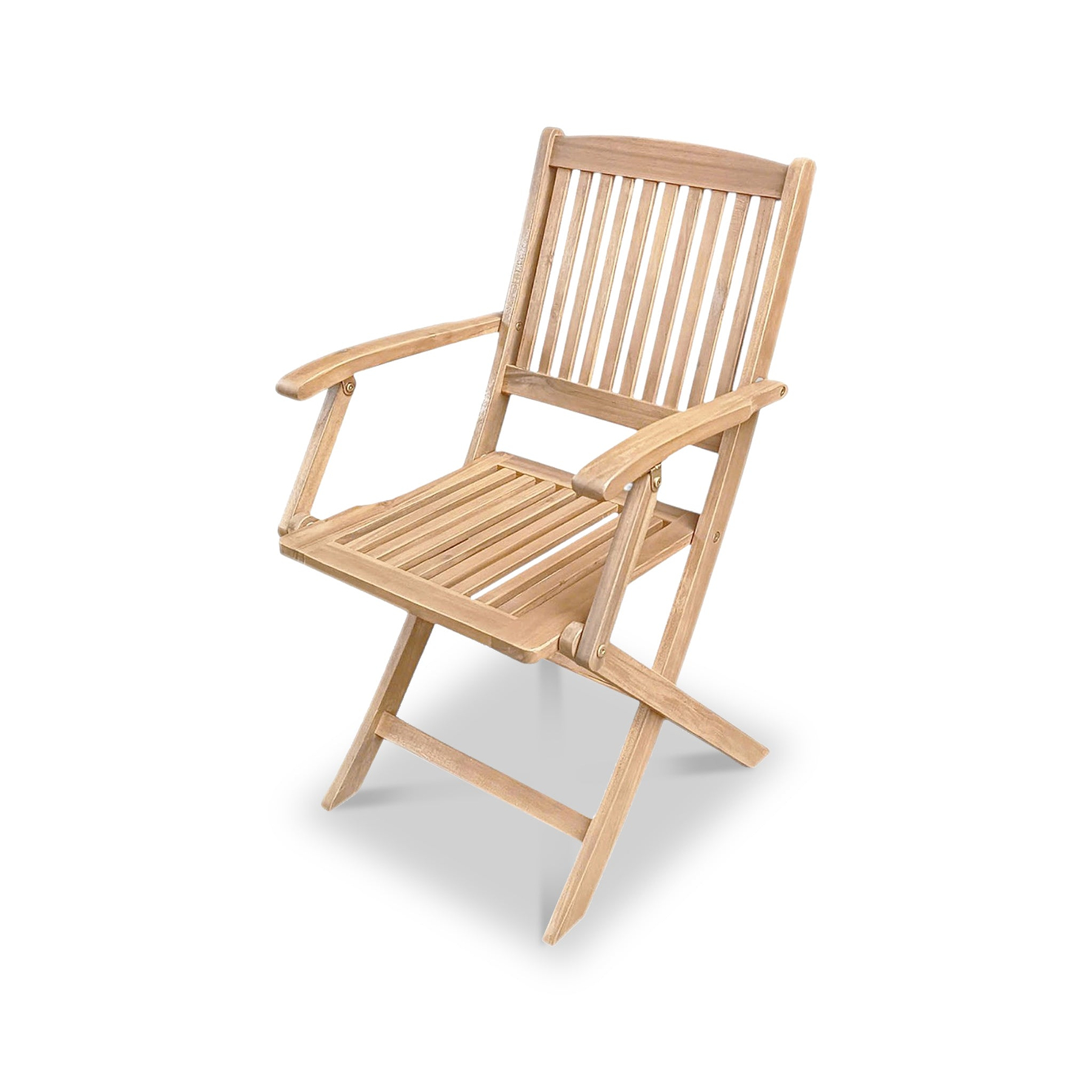 FSC 1 London 70cm Square Folding Bistro Set w 2 Folding Armchairs from Roseland Furniture