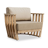 Lucca 5 Seater Lounging Set with Coffee Table Acacia from Roseland Furniture