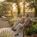 Maria 180cm 4 Seater Garden Bench from Roseland Furniture