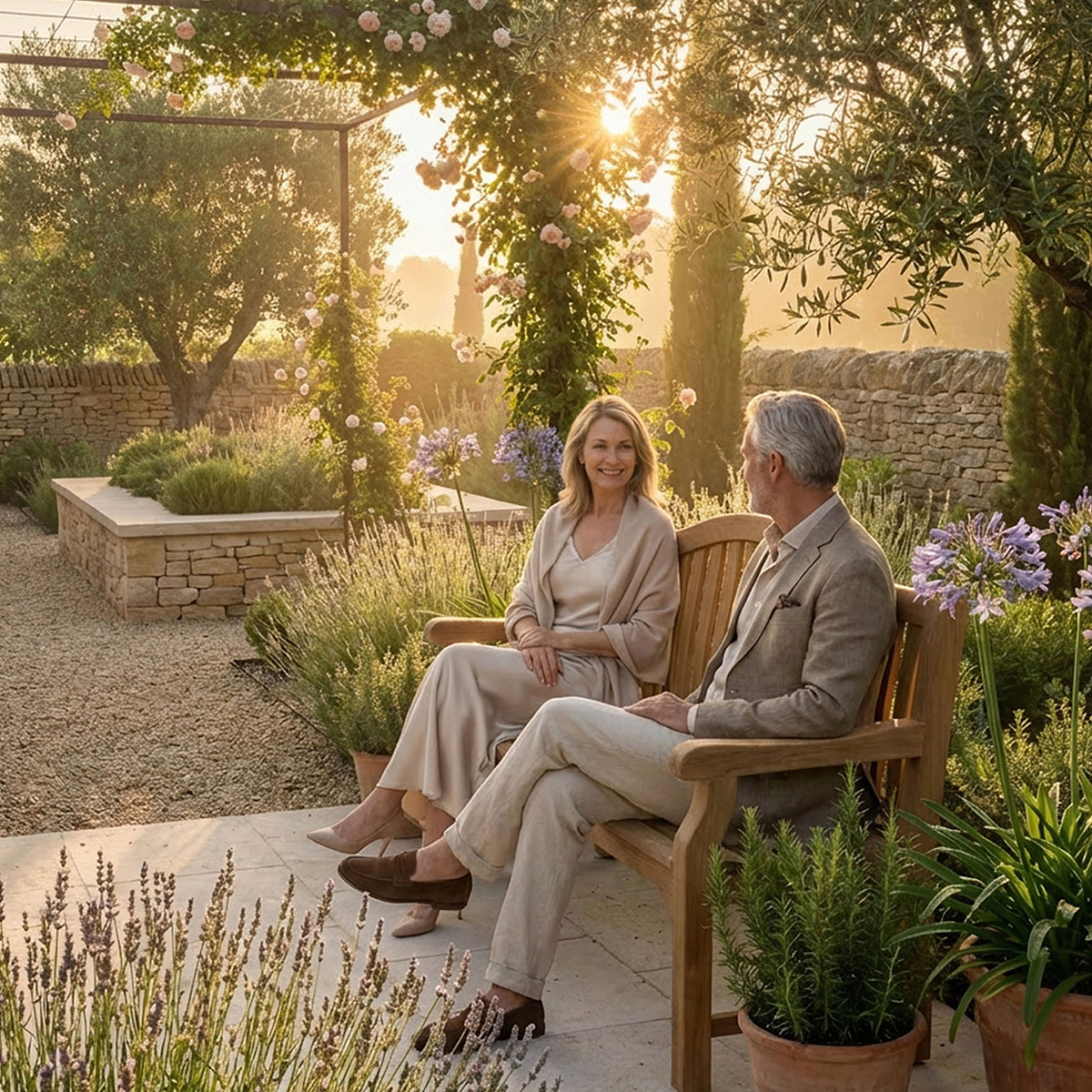 Maria 180cm 4 Seater Garden Bench from Roseland Furniture