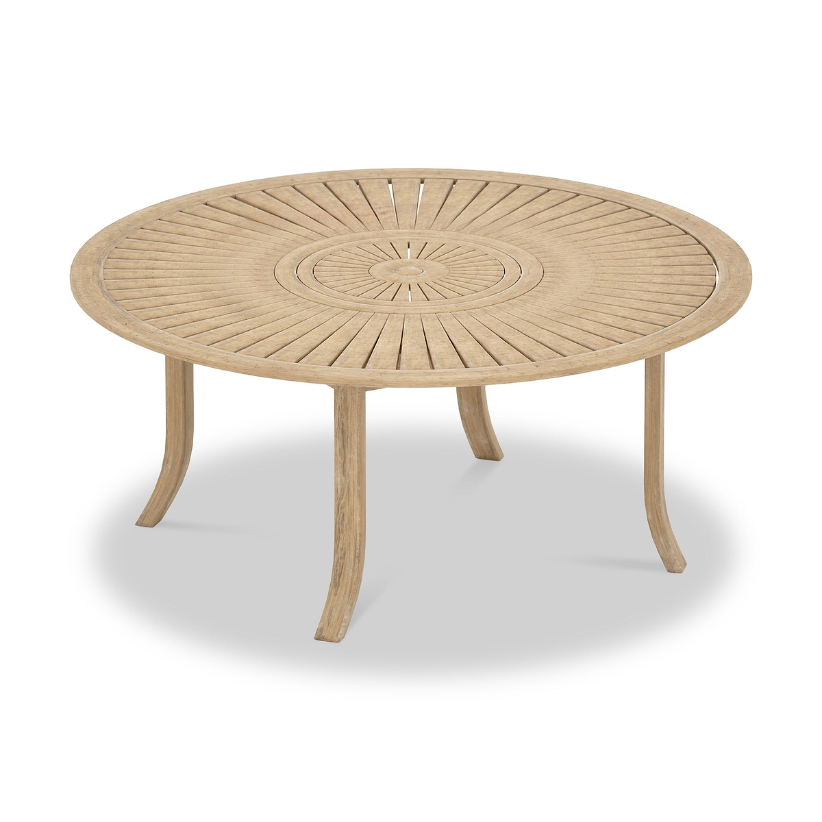 Maris 6 Seater Round Dining Table with Lazy Susan from Roseland Furniture