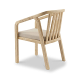 Maris 2 Seater Round Bistro Set with Riven Chairs from Roseland Furniture