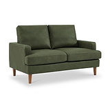 Max Moss Green Faux Leather 2 Seater Sofa from Roseland Furniture
