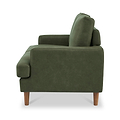 Max Moss Green Faux Leather 2 Seater Sofa from Roseland Furniture