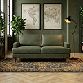 Max Faux Leather 3 Seater Sofa