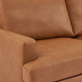 Max Tan Faux Leather 2 Seater Sofa from Roseland Furniture