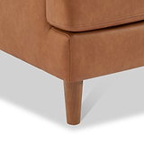 Max Tan Faux Leather 2 Seater Sofa from Roseland Furniture