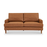 Max Tan Faux Leather 3 Seater Sofa from Roseland Furniture